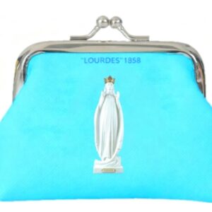 Our Lady of Lourdes Purse (Blue)